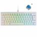 Teclado Gaming Mars Gaming MKMINIPROWBES Blanco Qwerty US