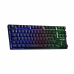 Gamer Billentyűzet The G-Lab KEYZ CAESIUM TKL WIRELESS Fekete AZERTY