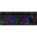 Gamer Billentyűzet The G-Lab KEYZ CAESIUM TKL WIRELESS Fekete AZERTY