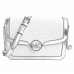 Hátitáska Michael Kors 35T4S9GM8M-SILVER Fehér