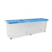 Boîte de rangement avec couvercle Tontarelli Bleu Transparent Plastique 120 x 30 x 39 cm roues (6 Unités)