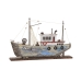 Dekoratyvinė figūrėlė DKD Home Decor Mėlyna Balta Barco 40 x 5 x 24 cm