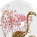 Decoratieve figuren DKD Home Decor Roze flamingo Zwart Roze Gouden 17 x 17 x 32 cm