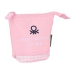 Potloodetui Benetton Vichy Roze (8 x 19 x 6 cm)