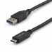 USB A - USB C Kaabel Startech USB31AC1M            Must