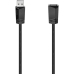 Cable Alargador USB Hama 00200619 1,5 m Negro