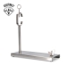 Jamonero de Acero Inoxidable EDM Plateado Metal Acero Inoxidable Aluminio 40 x 16,5 x 42 cm