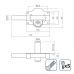 Chiavistello di sicurezza EDM 83 x 170 mm Ø26 mm