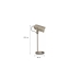 Bureaulamp Activejet AJE-NICOLE Grey Grijs Metaal Plastic 40 W