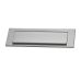 Brevlådeplaketter EDM 85596 Silvrig Aluminium 25,4 x 7,5 cm