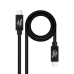 Cable USB-C NANOCABLE Negro 1 m