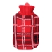 Hot Water Bottle EDM 76773 Red Scottish Man Wool 2 L Plastic