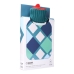 Warmwaterkruik EDM 76775 Blauw Geruit Wol 2 L