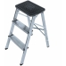 Opvouwbare ladder met 3 tredes EDM 75051 Aluminium 40 x 14 x 82 cm Multicolour