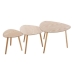 Set of 3 tables Atmosphera Mileo Luonnollinen