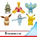 Ensemble de Figurines Pokémon JW3614 5 cm 6 Pièces