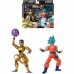 Εικόνες σε δράση Dragon Ball Super Dragon Stars: Golden Frieza vs Super Saiyan Blue Goku 17 cm