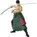 Jointed Figure One Piece Anime Heroes: Zoro Style 3 Swords 17 cm