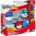 Conjunto de Figuras Pokémon Clip 'N' Go - Squirtle 5 cm 5 Peças