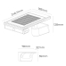 Seinavalgusti EDM 31854 Must 6 W 720 Lm LED Solaar (6500 K)