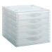 Arquivador modular Archivo 2000 ArchivoTec 5 gavetas Transparente 34 x 27 x 26 cm