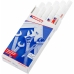 Permanent marker Edding 750  White (10 Units)