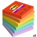 Klæbende huskesedler Post-it Super Sticky Multifarvet 6 Dele 76 x 76 mm (2 enheder)