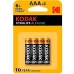 Baterie Kodak Xtralife LR03 AAA 4 Części (10 Sztuk)