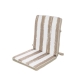 Stoelkussen Strepen 90 x 40 x 4 cm Beige