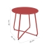 Side table Luna Red Steel 45 x 45 cm