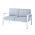 Toseter sofa Thais Hvit Aluminium 132,20 x 74,80 x 73,30 cm