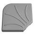 Voet voor Parasol Grijs Cement 47 x 47 x 5,5 cm