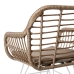 Sedia da giardino Ariki 57 x 62 x 80 cm rattan sintetico Acciaio Bianco