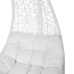 Hängande trädgårdsfåtölj Dido Vit Rattan 82 x 84 x 132 cm