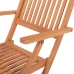 Chaise de jardin Kate 51 x 60 x 90 cm Naturel Bois d'acacia