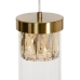 Deckenlampe 91 x 11 x 45 cm Kristall Gold Metall