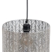 Lampadario 29,5 x 29,5 x 30 cm Nero Metallo Argento Ferro 220 V 240 V