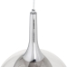 Ceiling Light Crystal Grey Metal 33 x 33 x 50 cm