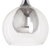 Deckenlampe Kristall Grau Metall 33 x 33 x 50 cm