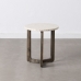 Table d'appoint Beige Marron Nacre noire 40 x 40 x 45 cm Bois MDF