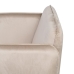 Poltrona Tessuto Sintetico Beige Metallo