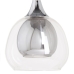 Ceiling Light 16 x 16 x 50 cm Hierro/Cristal Crystal Grey Metal 220 V 240 V