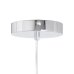 Ceiling Light 16 x 16 x 50 cm Hierro/Cristal Crystal Grey Metal 220 V 240 V