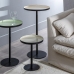 Table d'appoint Noir Taupe Fer 30 x 30 x 44 cm