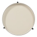 Sidobord 30 x 30 x 40,5 cm Svart Beige-brun (taupe) Järn