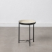 Table d'appoint 30 x 30 x 40,5 cm Noir Taupe Fer