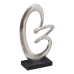 Decorative Figure 18,5 x 8 x 34 cm Black Silver