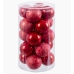 Kerstballen Rood Plastic 6 x 6 x 6 cm (20 Stuks)