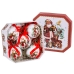 Bolas de Natal Multicolor Papel Polyfoam Pai Natal 7,5 x 7,5 x 7,5 cm (5 Unidades)