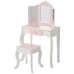 Dressing Table with Stool Teamson Pink White Spots 63 x 100 x 29 cm